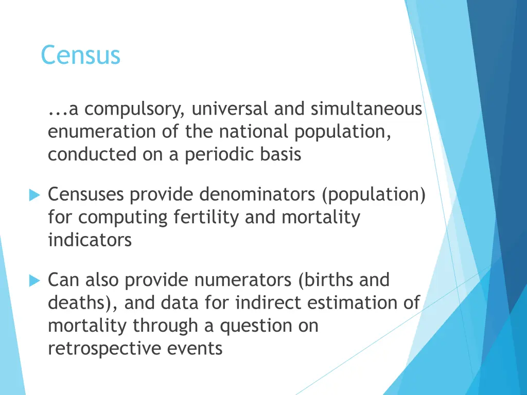 census