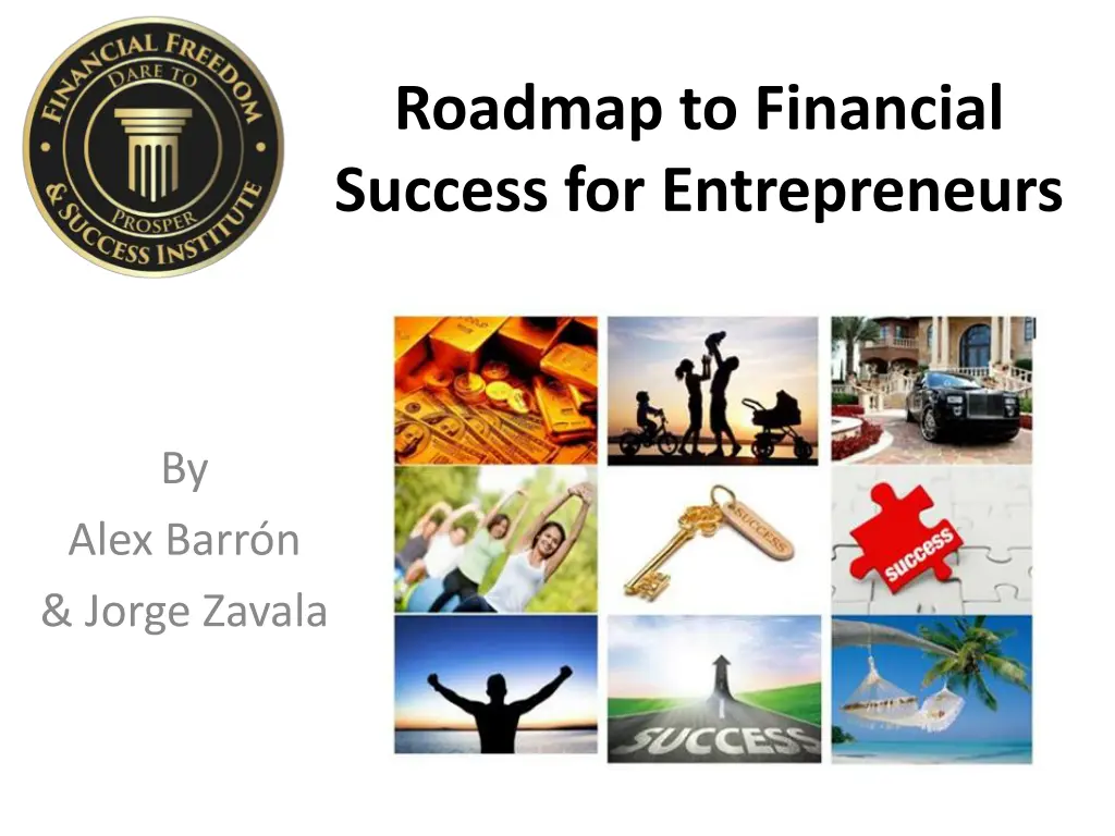 roadmap to financial success for entrepreneurs
