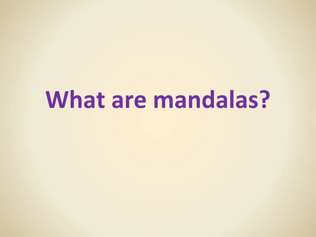 what are mandalas