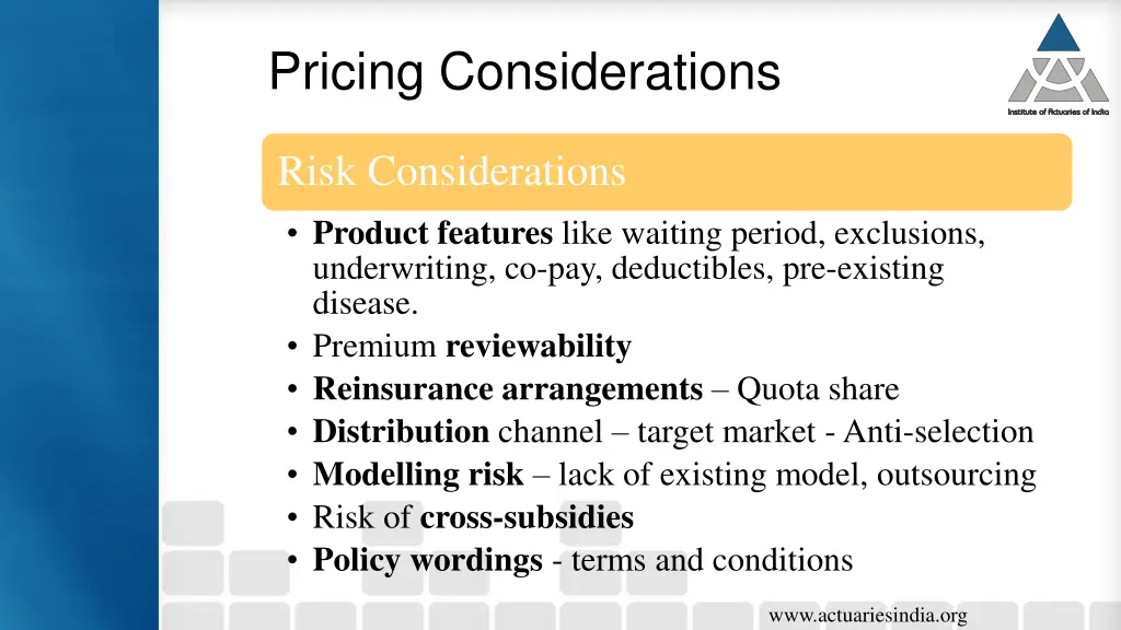 pricing considerations 3