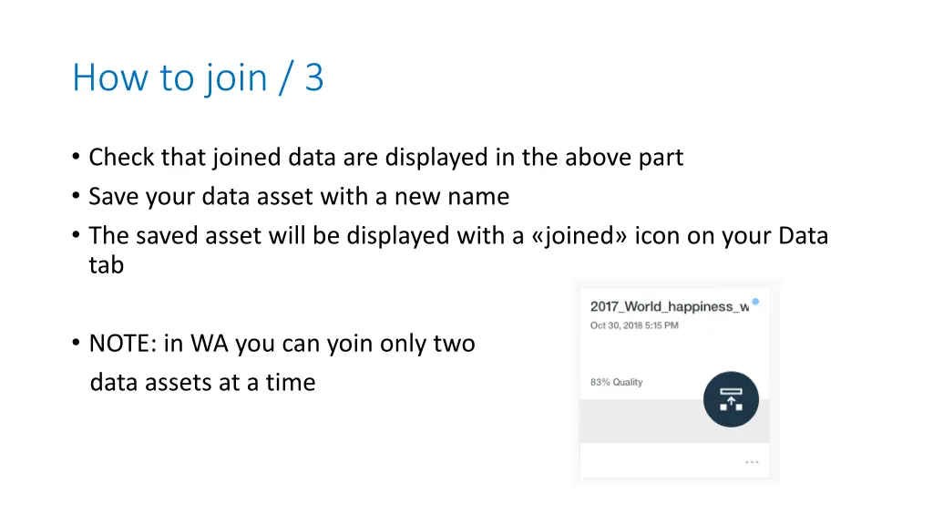 how to join 3