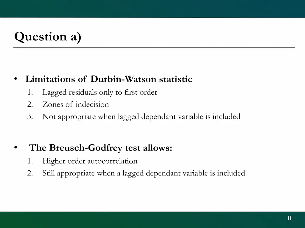 question a 1