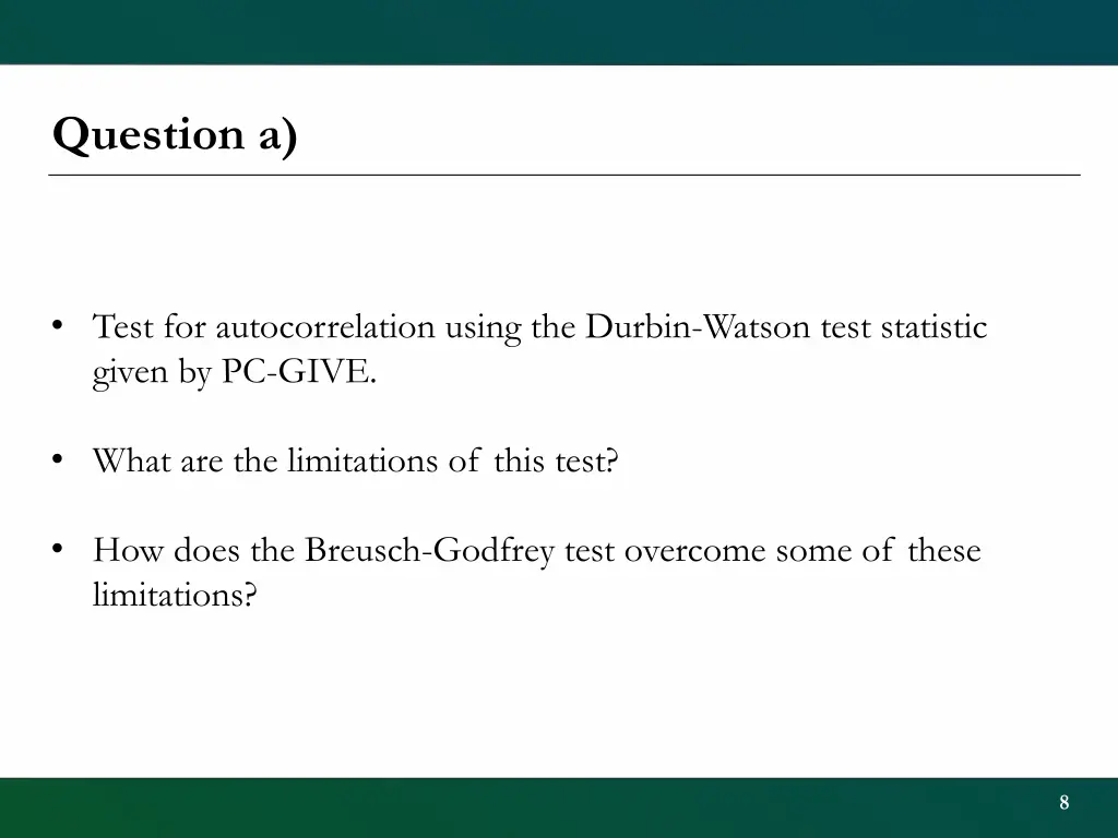 question a