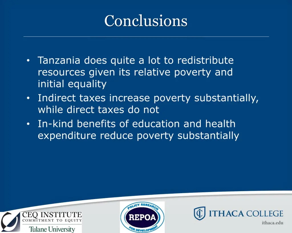 conclusions
