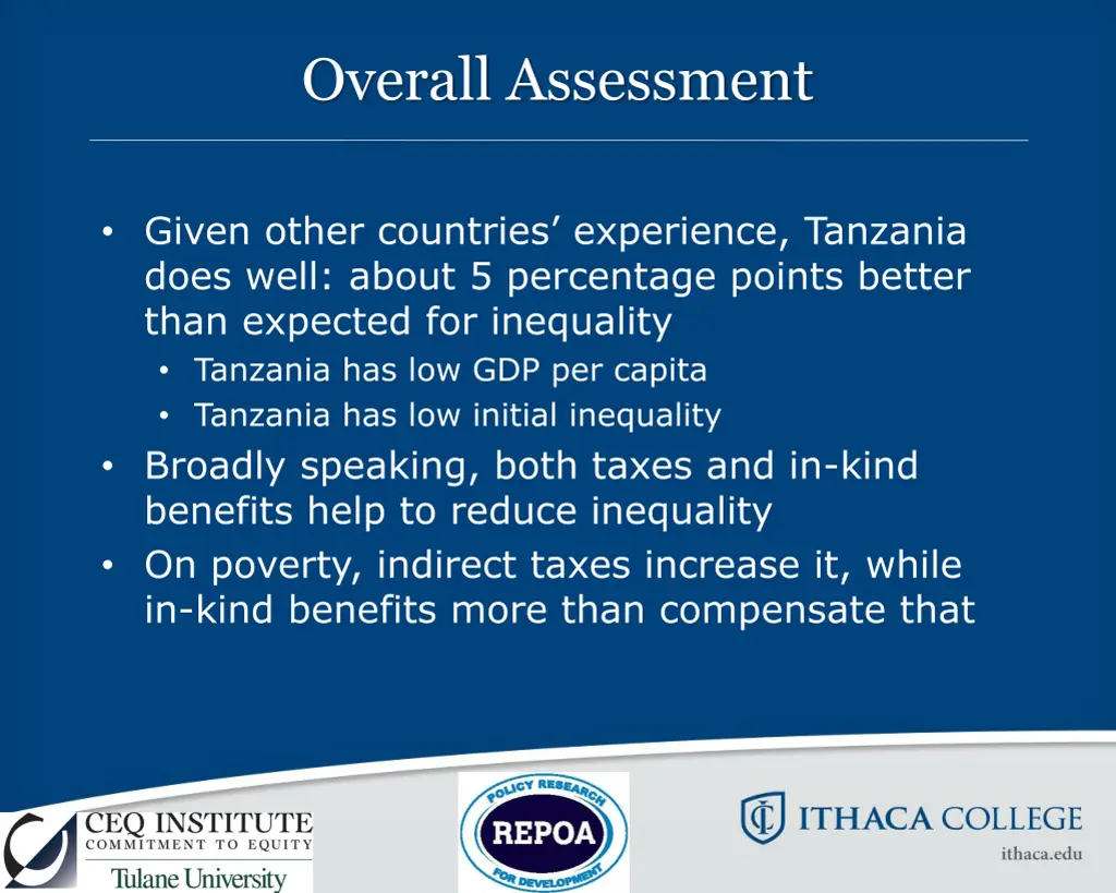 overall assessment