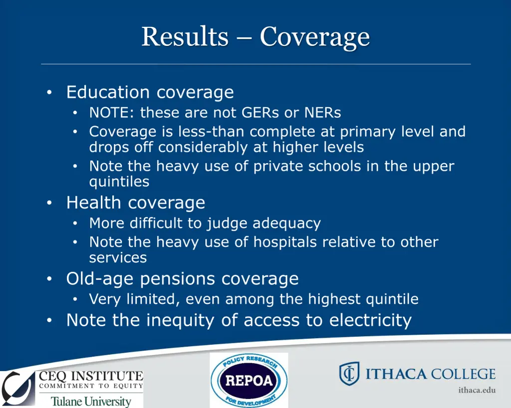 results coverage