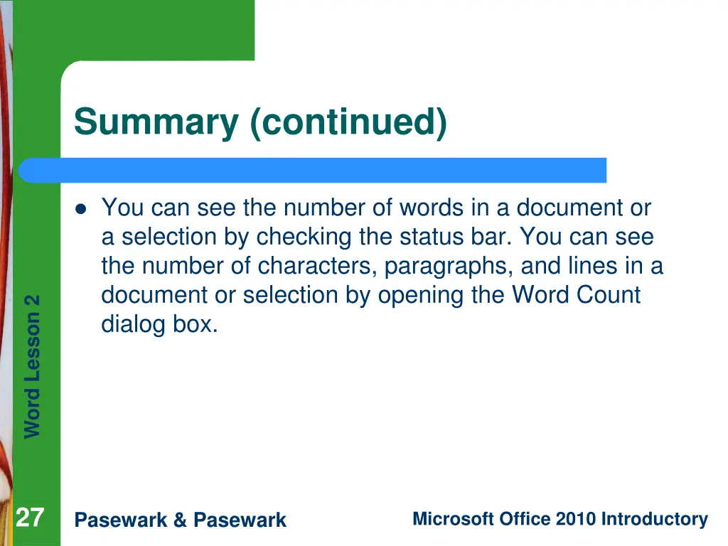 summary continued 3