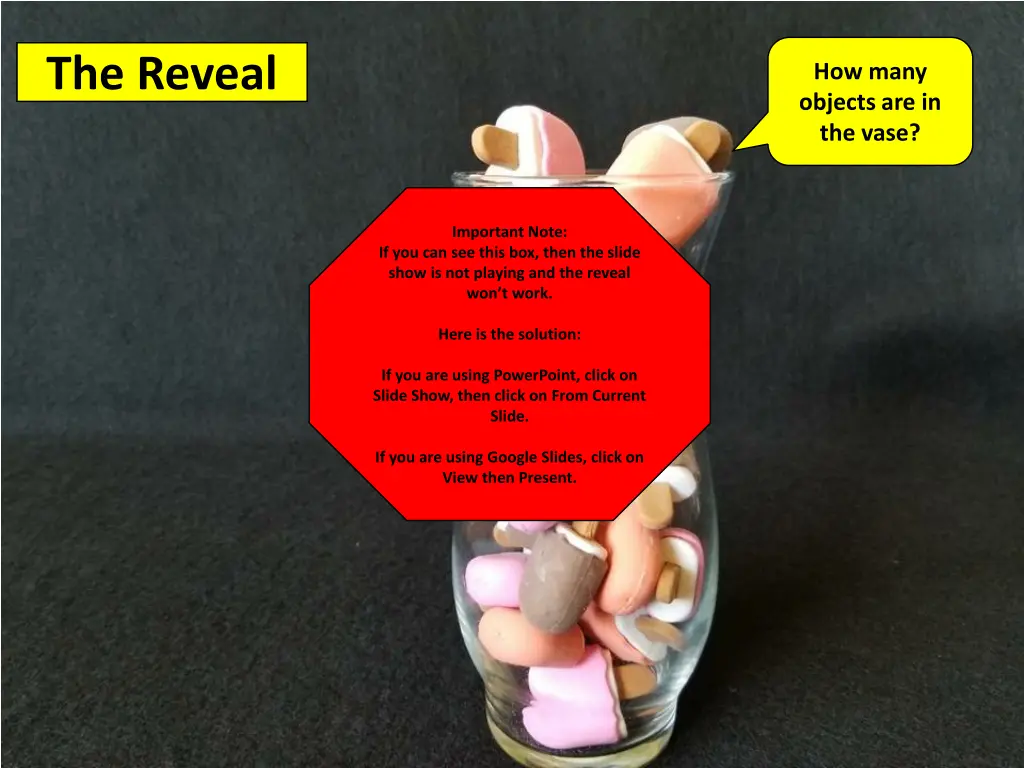 30 objects the reveal