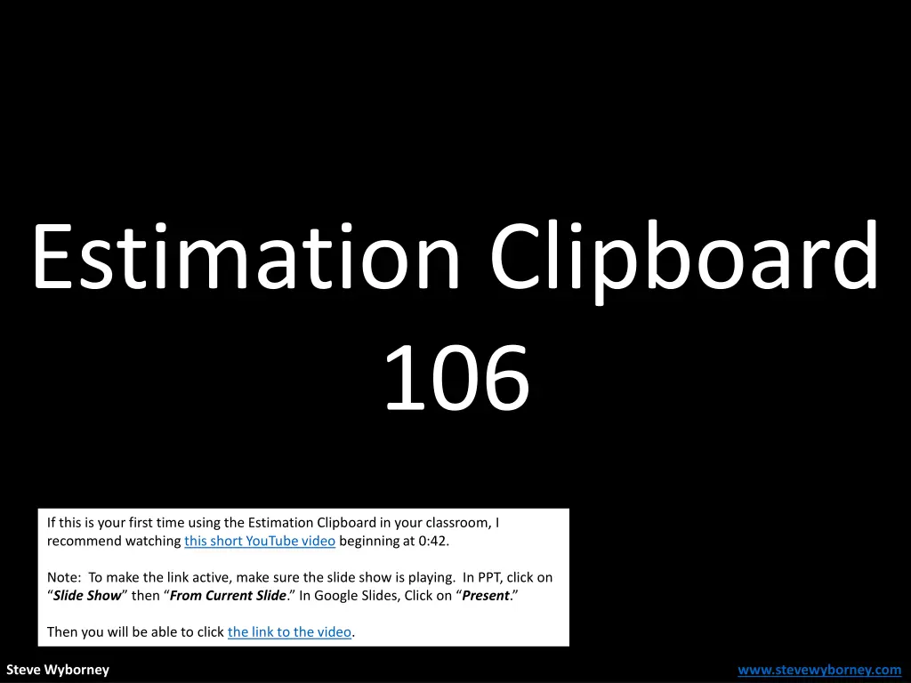 estimation clipboard 106