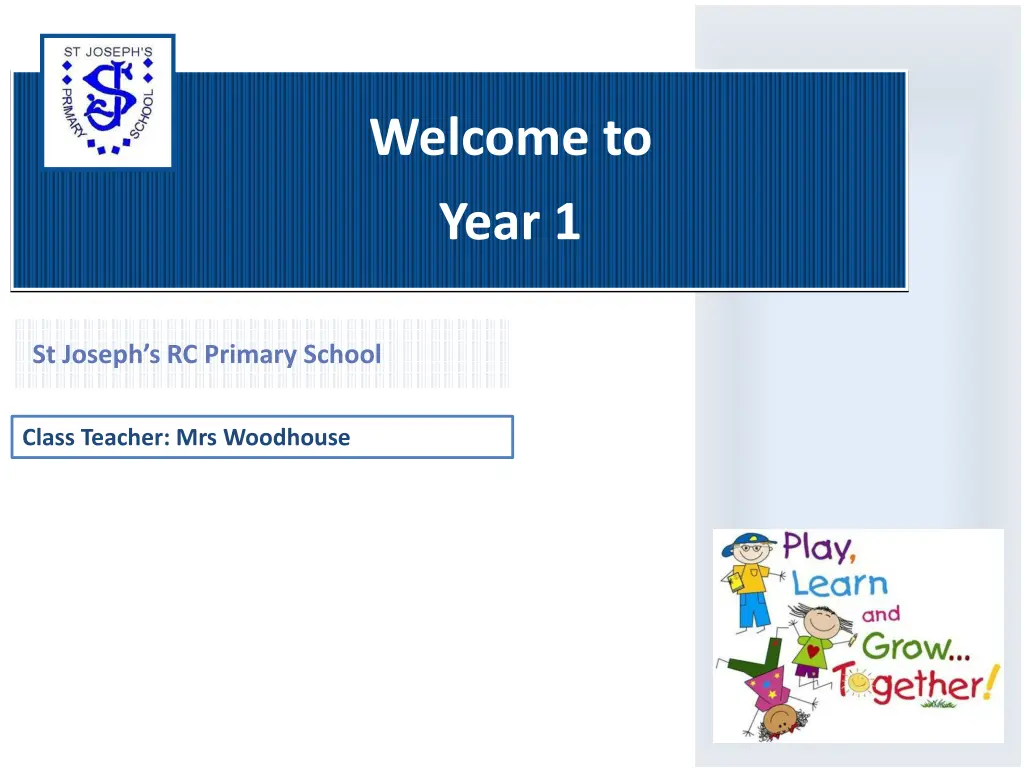 welcome to year 1