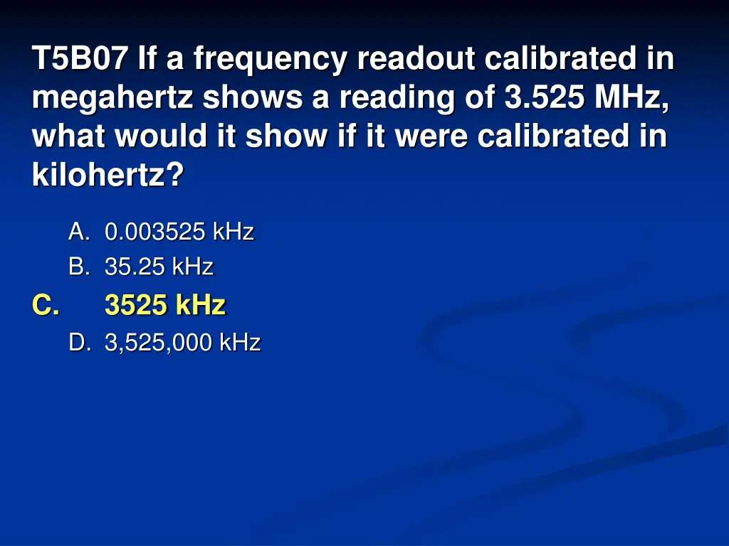 t5b07 if a frequency readout calibrated 1