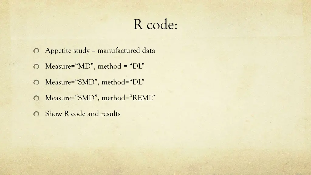 r code
