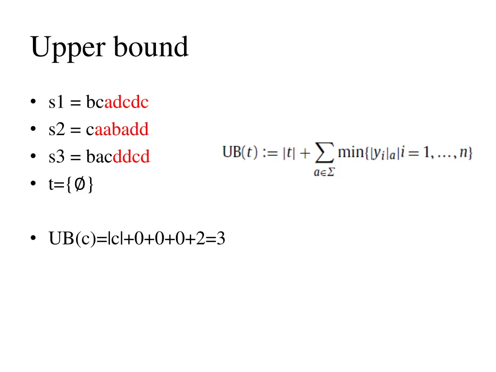 upper bound 2