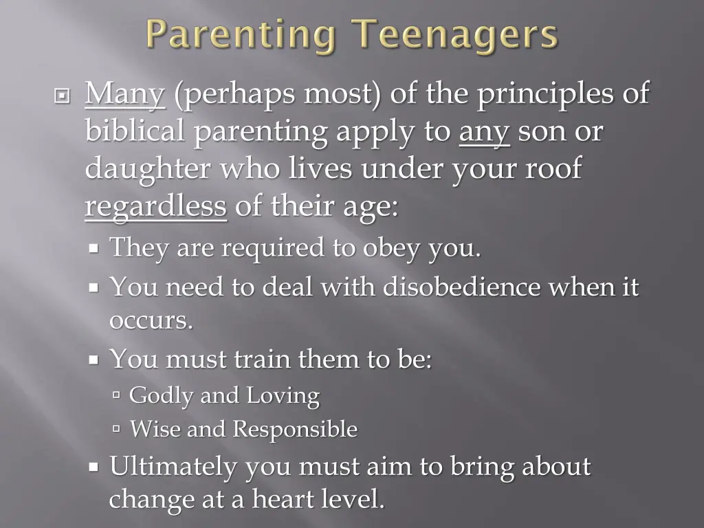 many perhaps most of the principles of biblical