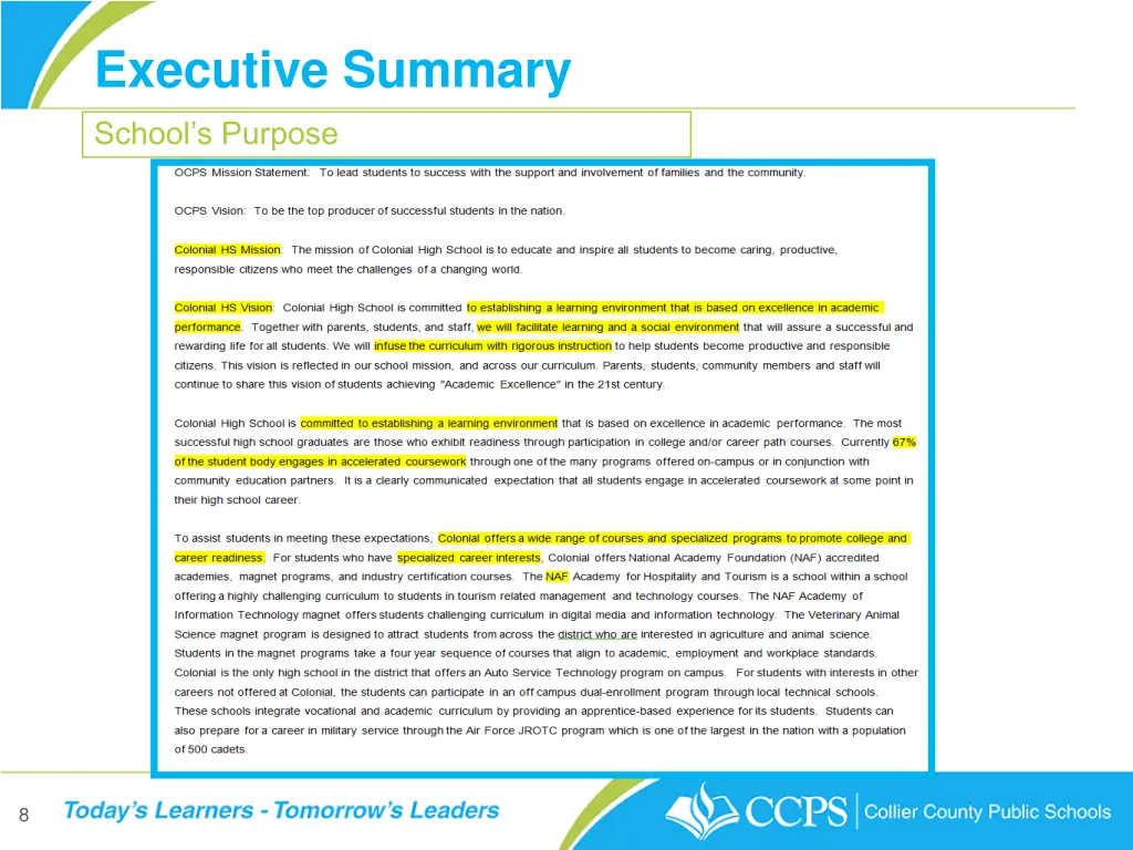 executive summary 1