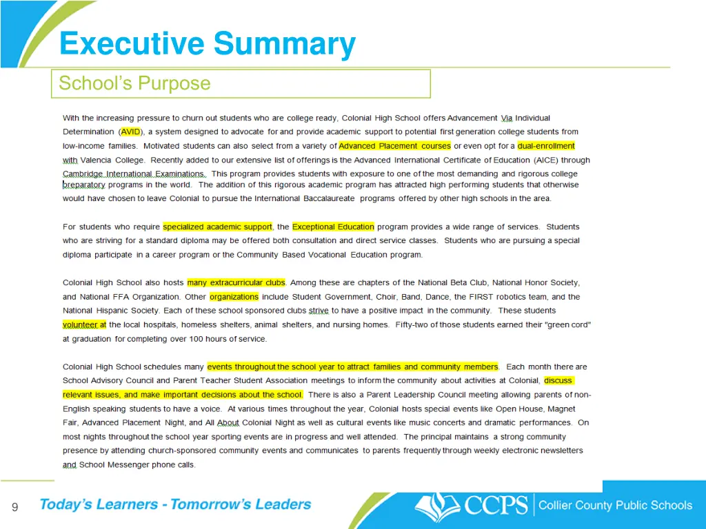 executive summary 2