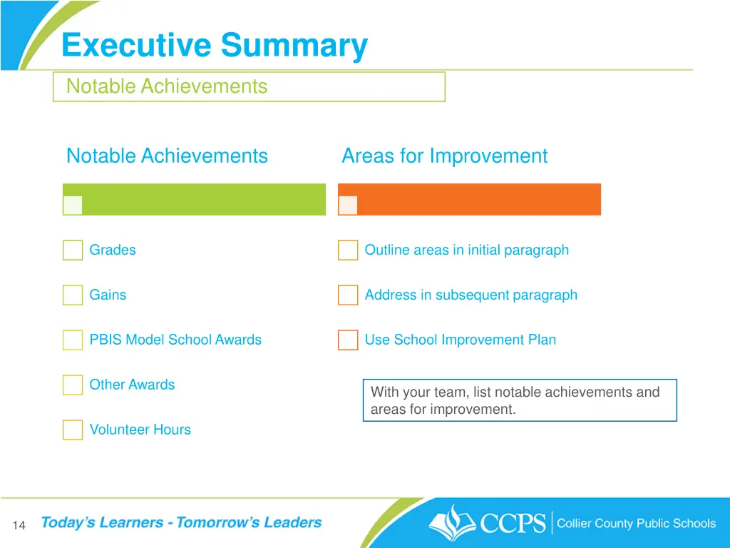 executive summary notable achievements 3