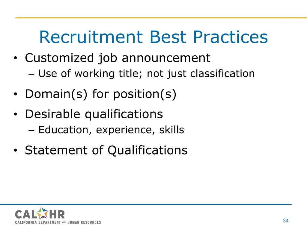 recruitment best practices customized