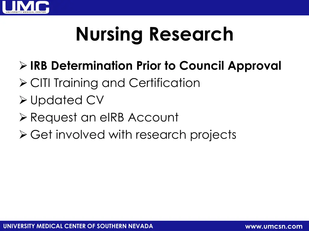 nursing research