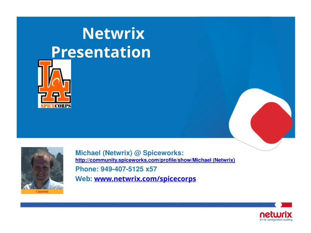 netwrix presentation