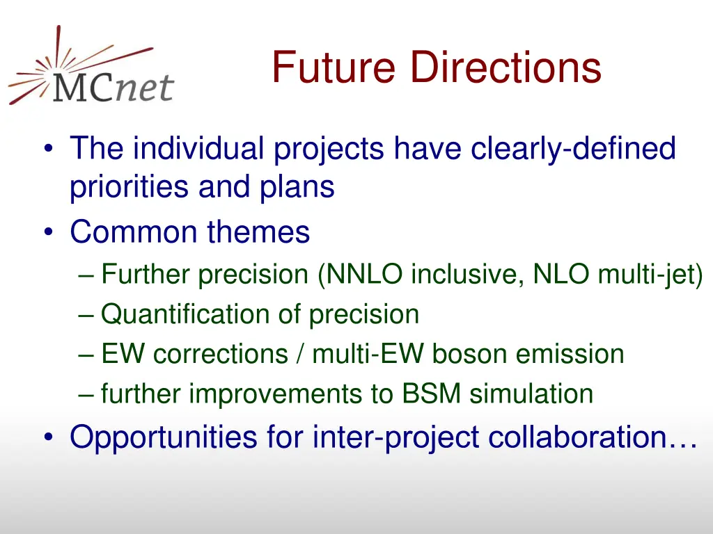 future directions
