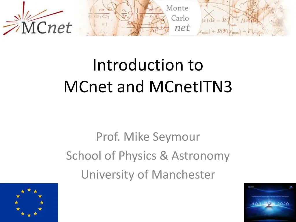 introduction to mcnet and mcnetitn3