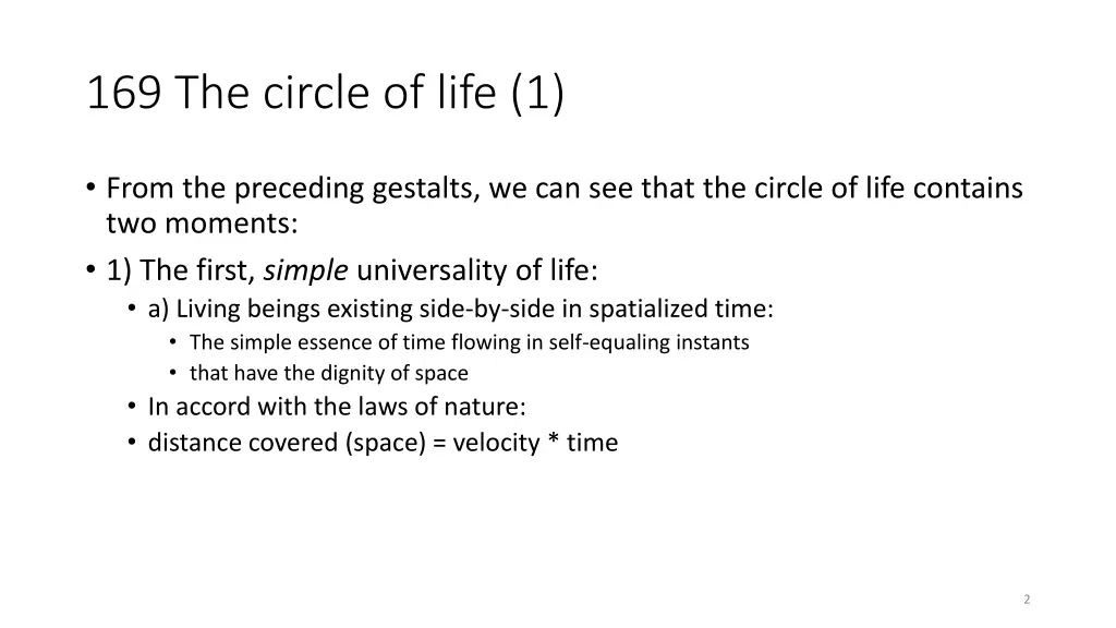 169 the circle of life 1