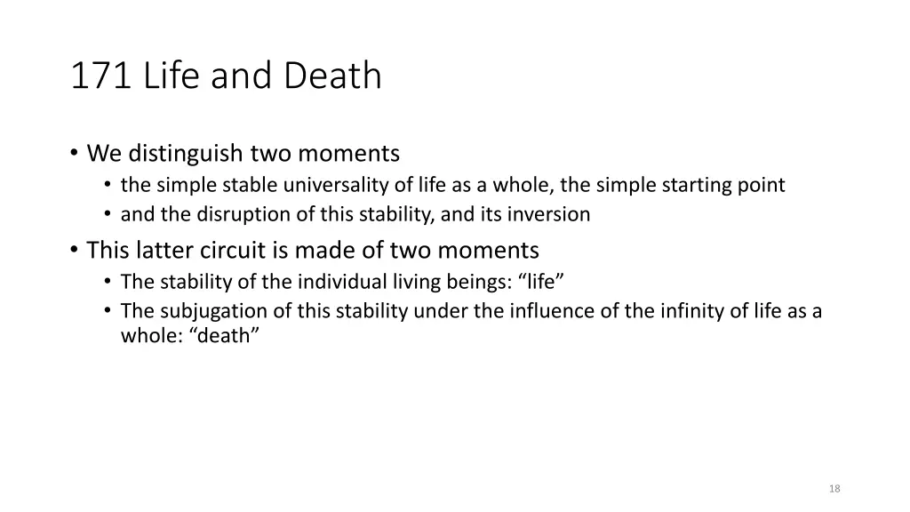 171 life and death