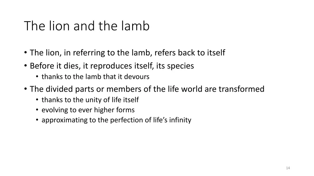 the lion and the lamb