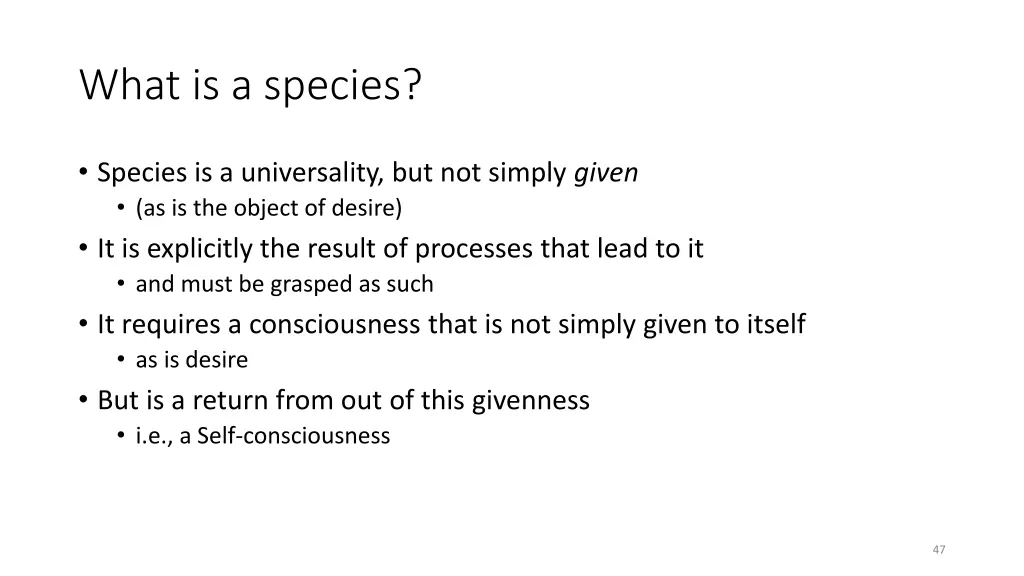 what is a species