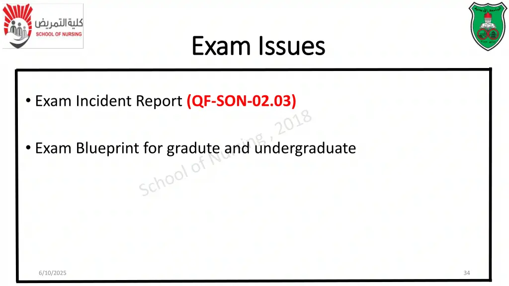 exam exam issues issues 2