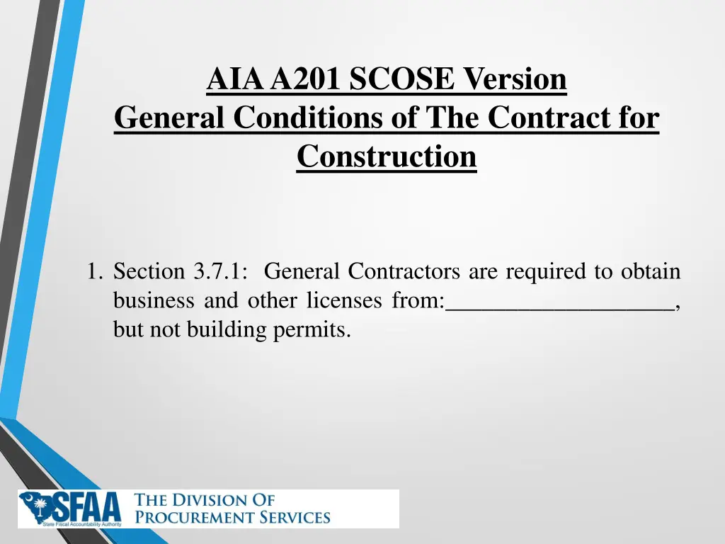 aia a201 scose version general conditions