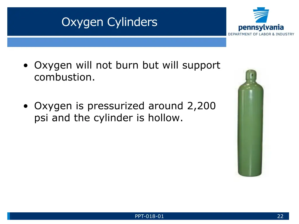 oxygen cylinders