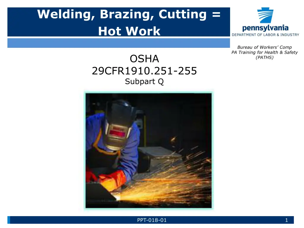welding brazing cutting hot work