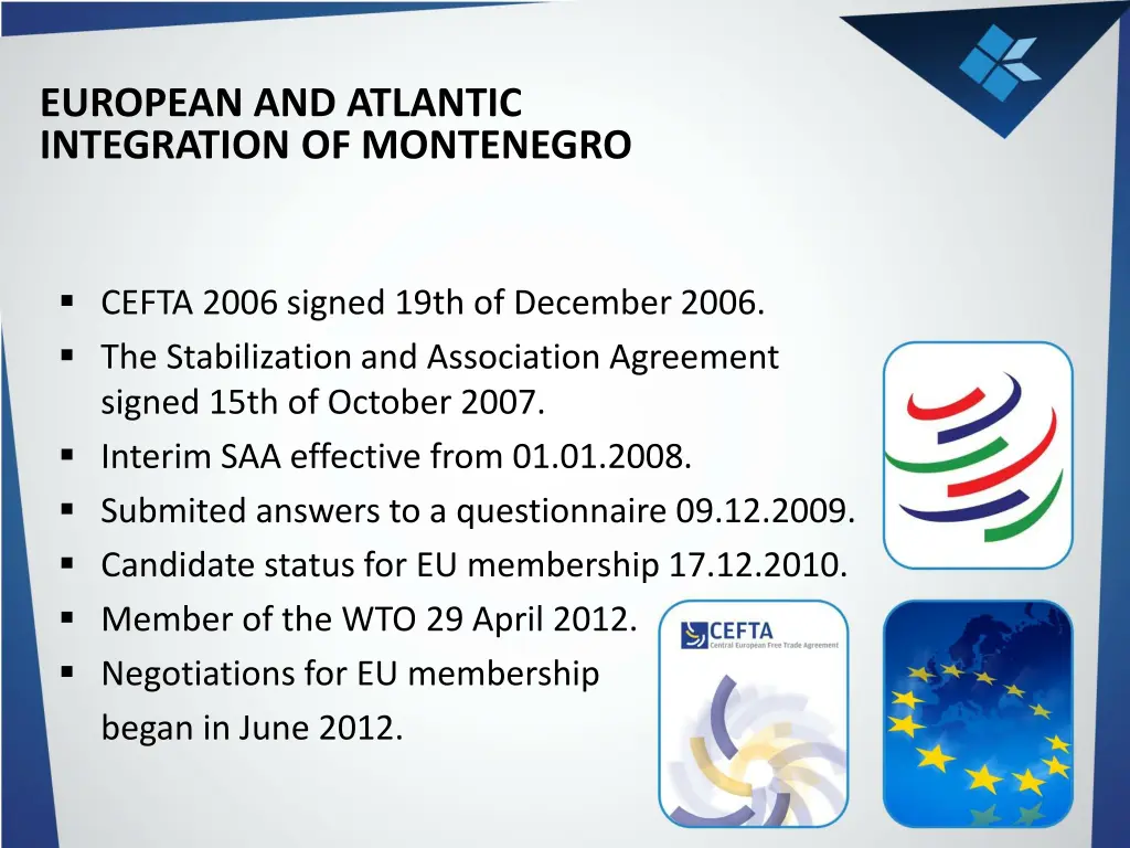 european and atlantic integration of montenegro