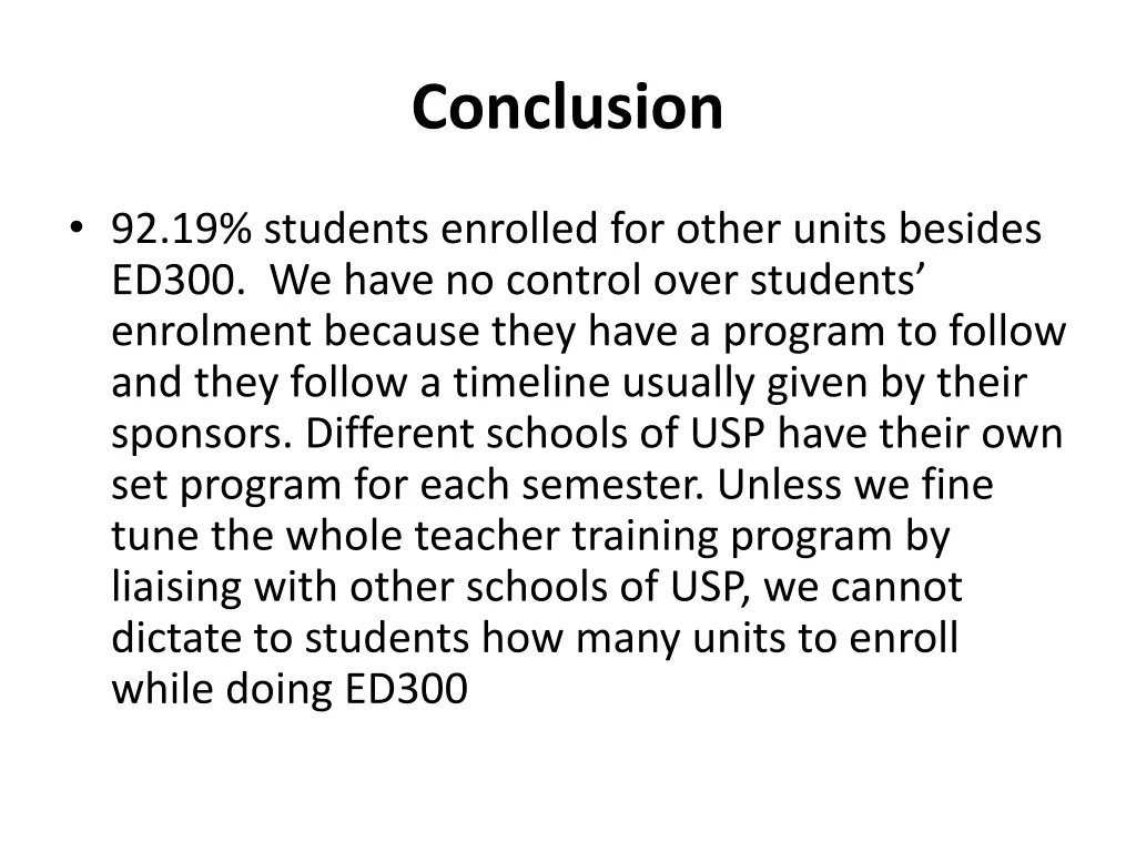 conclusion