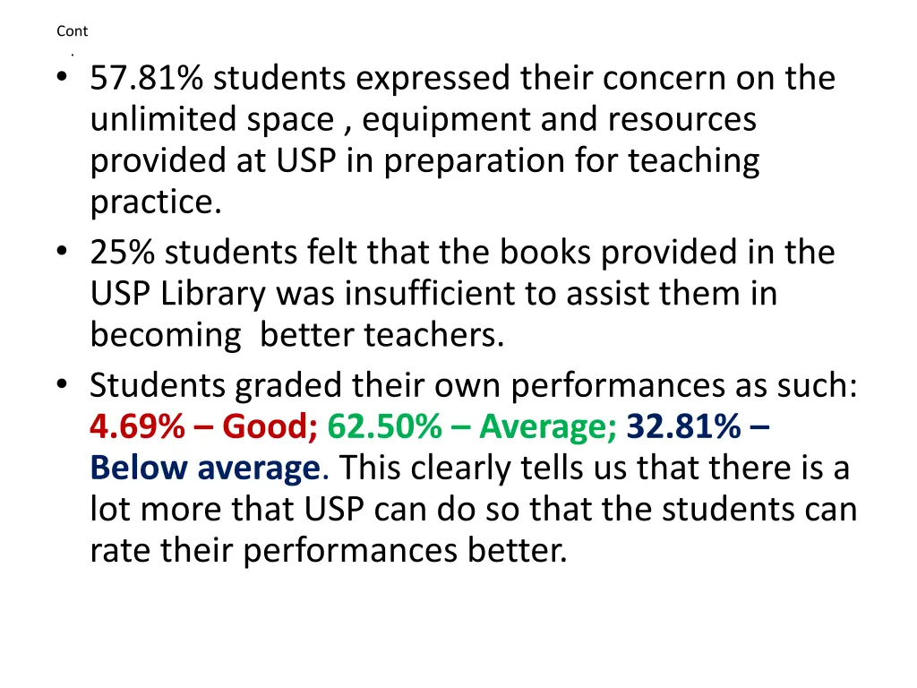 cont 57 81 students expressed their concern