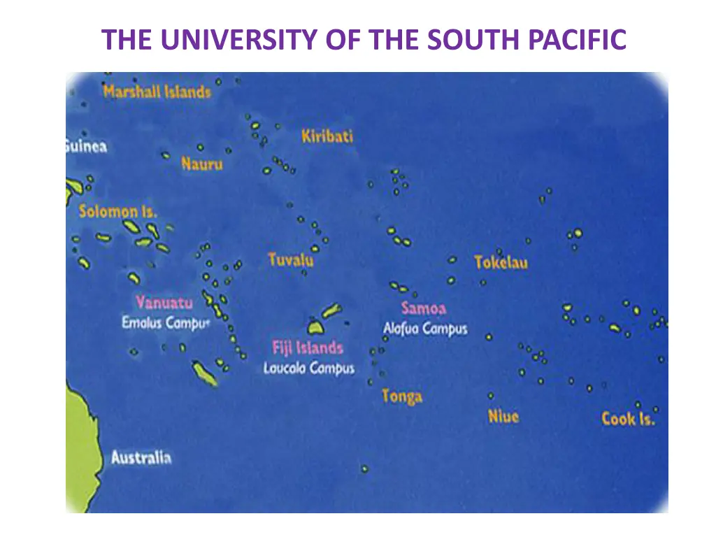 the university of the south pacific