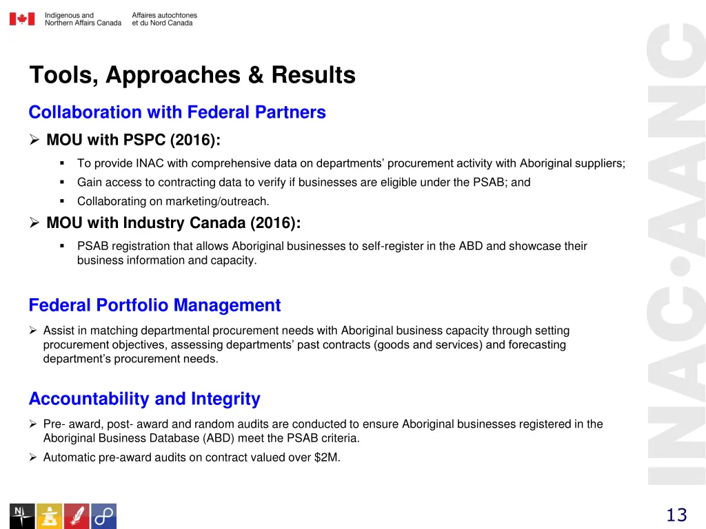 tools approaches results 1
