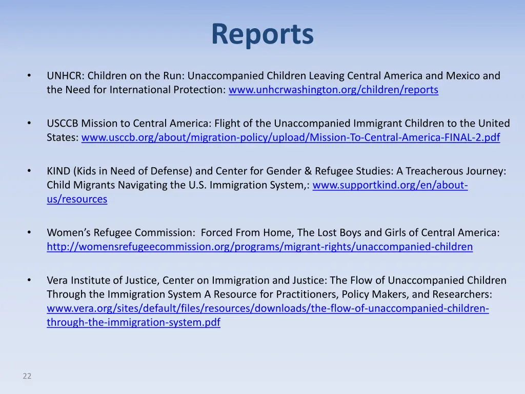 reports
