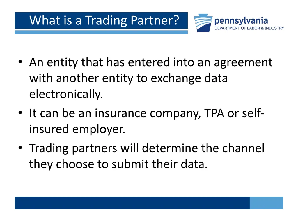what is a trading partner