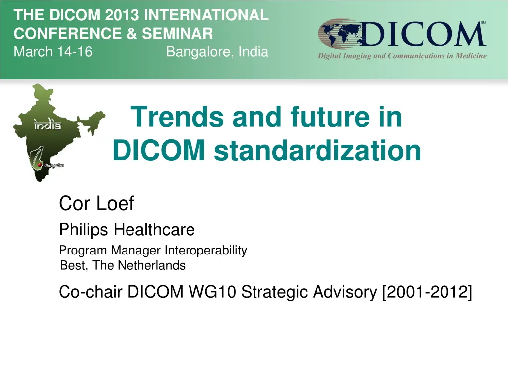 the dicom 2013 international conference seminar