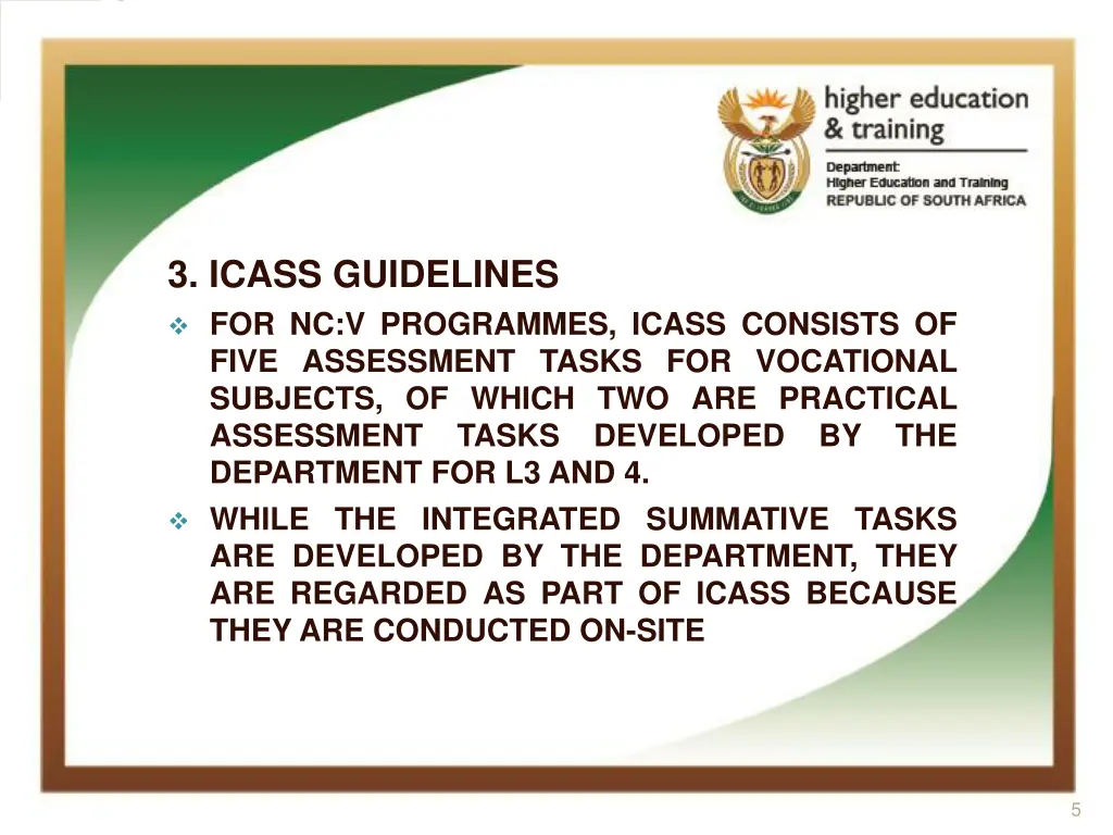 3 icass guidelines for nc v programmes icass