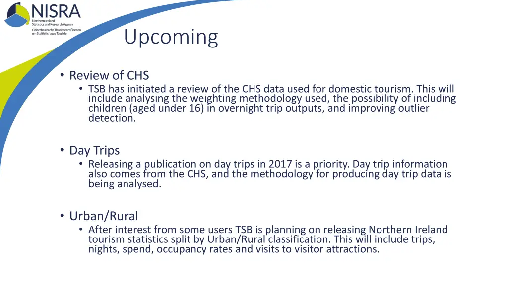 upcoming