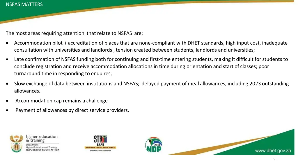 nsfas matters