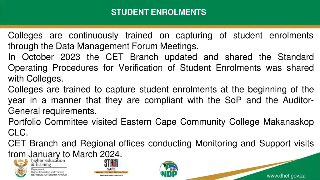 student enrolments