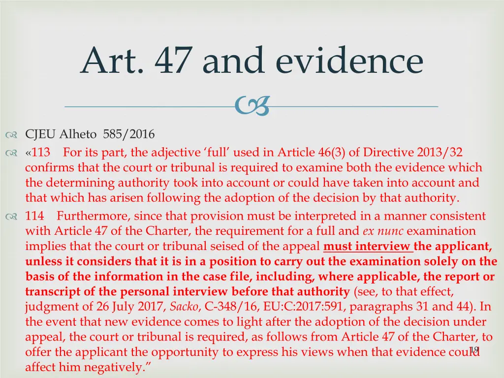 art 47 and evidence 1