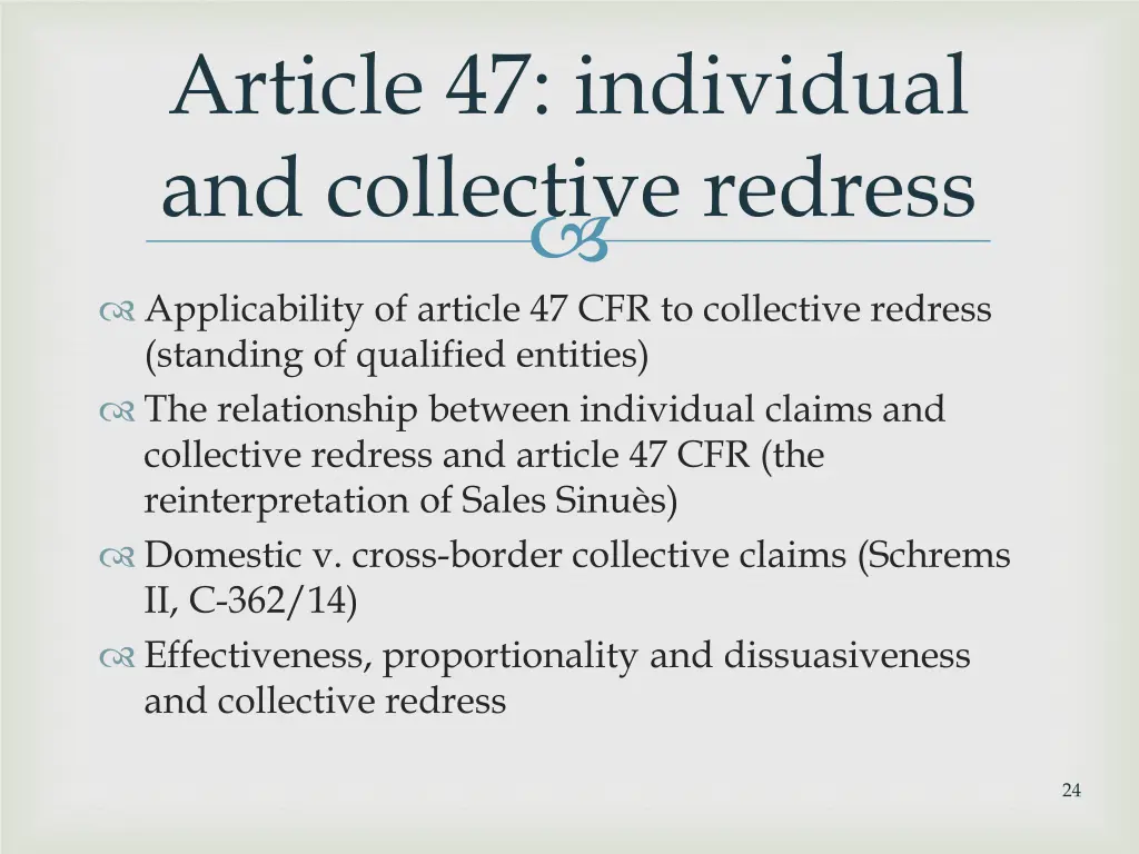 article 47 individual and collective redress