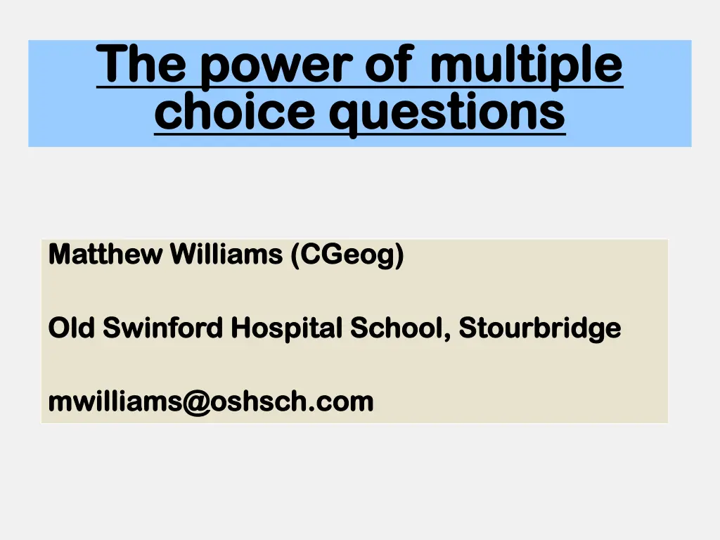 the power of multiple the power of multiple
