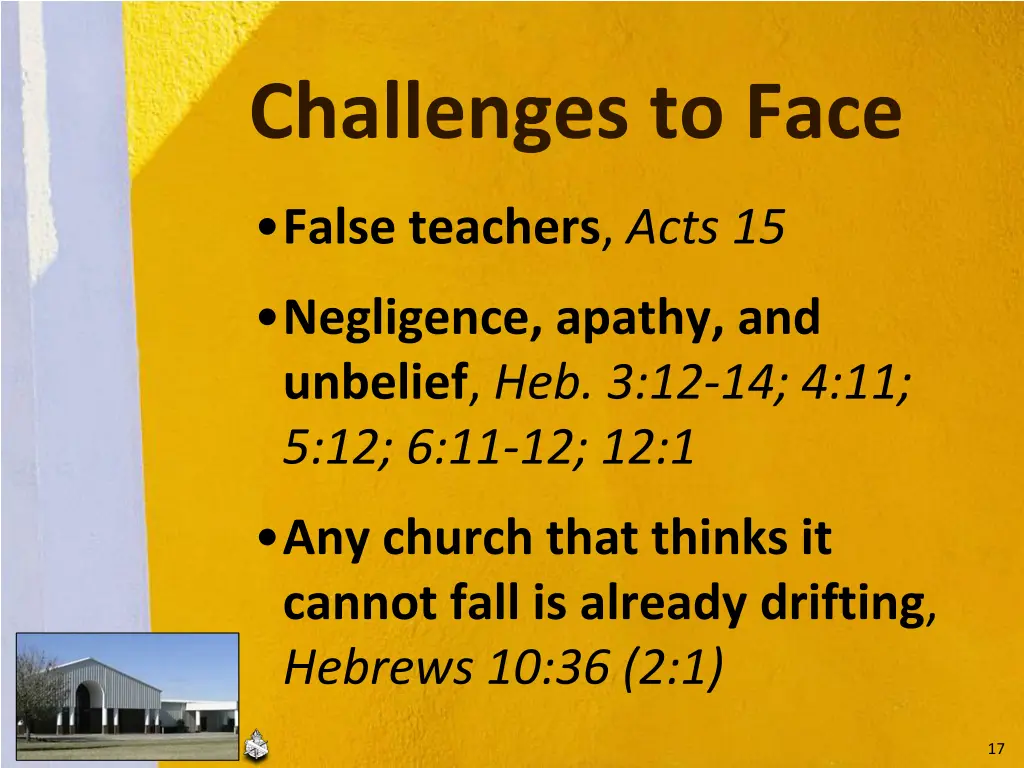 challenges to face